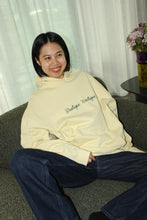 Load image into Gallery viewer, Butter Yellow Logo Organic Hoodie.