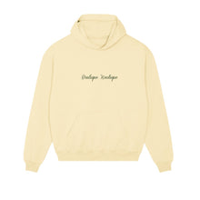 Load image into Gallery viewer, Butter Yellow Logo Organic Hoodie.
