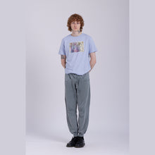 Load image into Gallery viewer, Hidden Ghosts Serene Blue Organic Cotton T-Shirt.