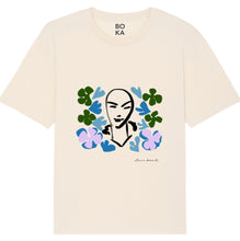 Load image into Gallery viewer, Surrounded by Flowers Organic Cotton T-Shirt.