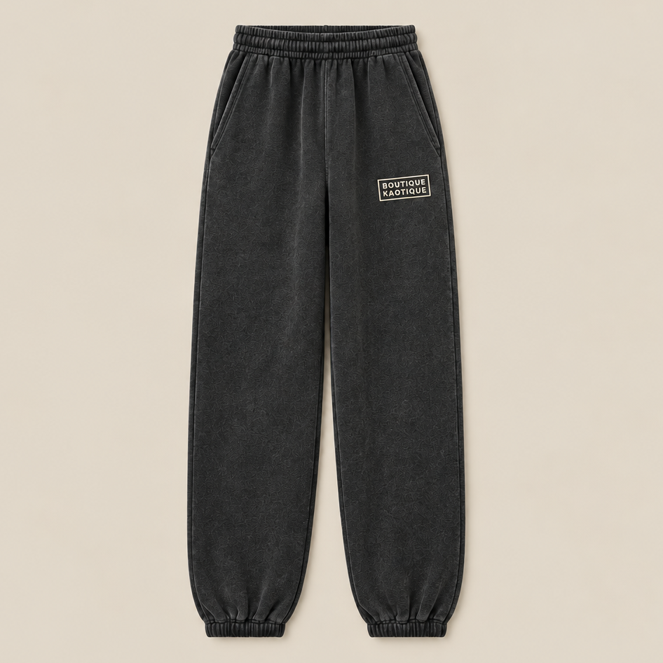 After Hours Washed Charcoal Organic Cotton Sweatpants