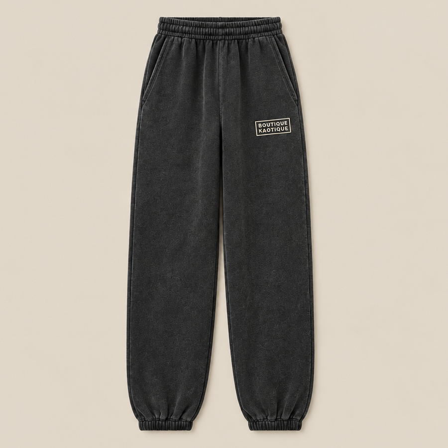 After Hours Washed Charcoal Organic Cotton Sweatpants