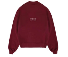 Load image into Gallery viewer, Shroom Away Burgundy Organic Cotton Sweatshirt.
