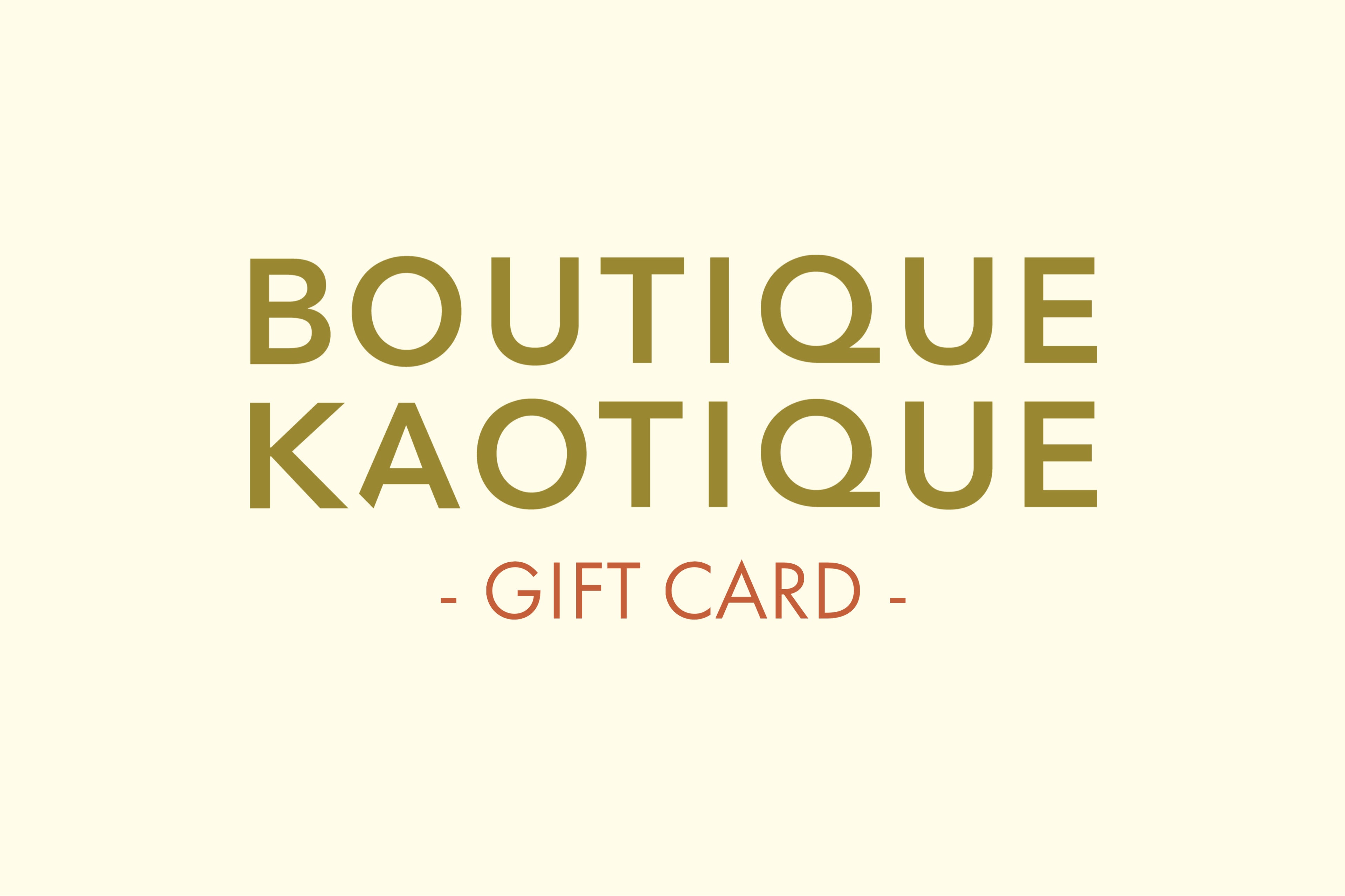 Digital Gift Card