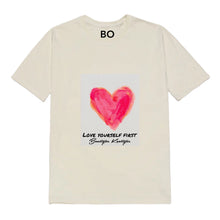 Load image into Gallery viewer, Love Yourself First Organic Cotton T-Shirt.
