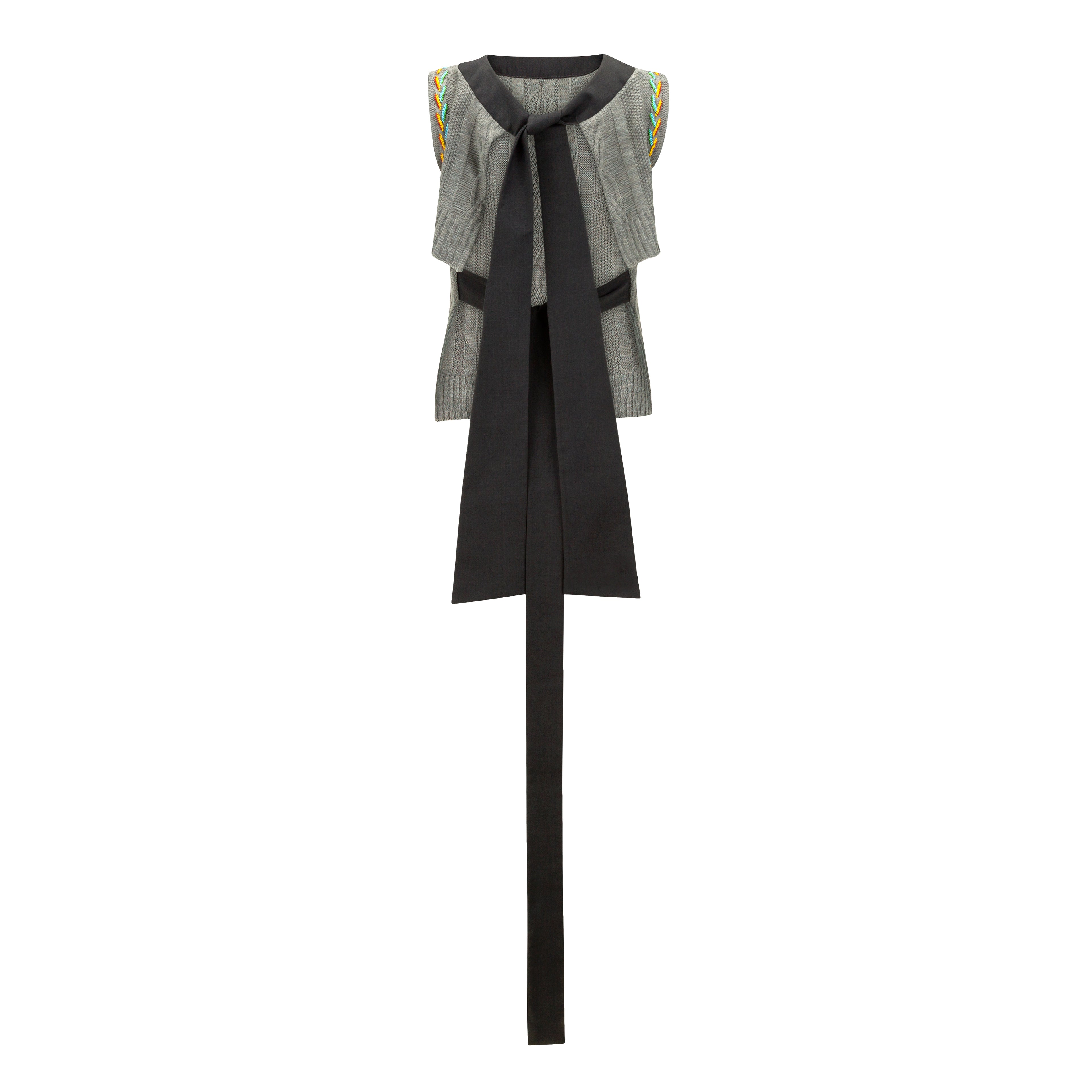 Wool Embroidered Vest