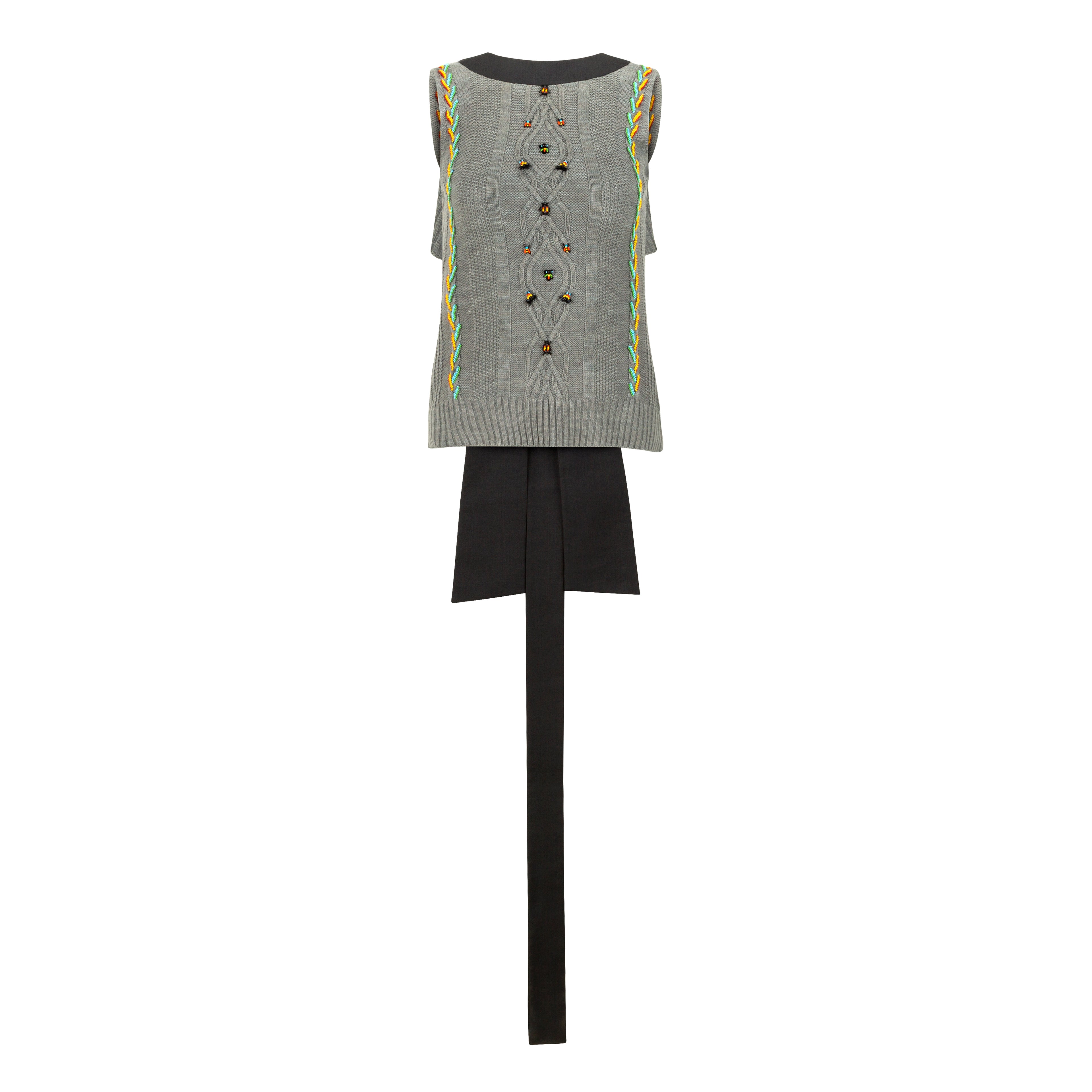 Wool Embroidered Vest