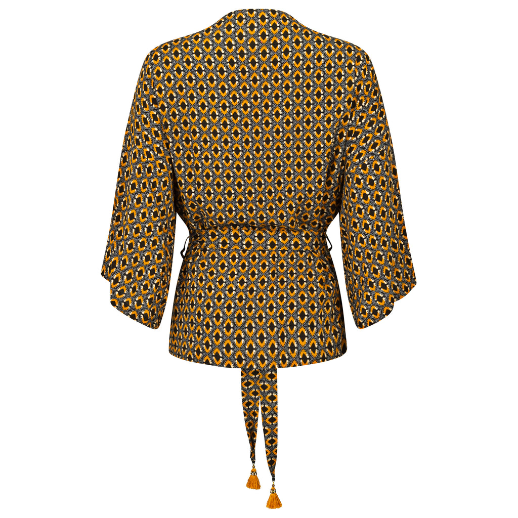 Moroccan Brown Kimono