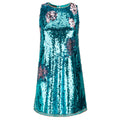 Blue Sequins Party Dress