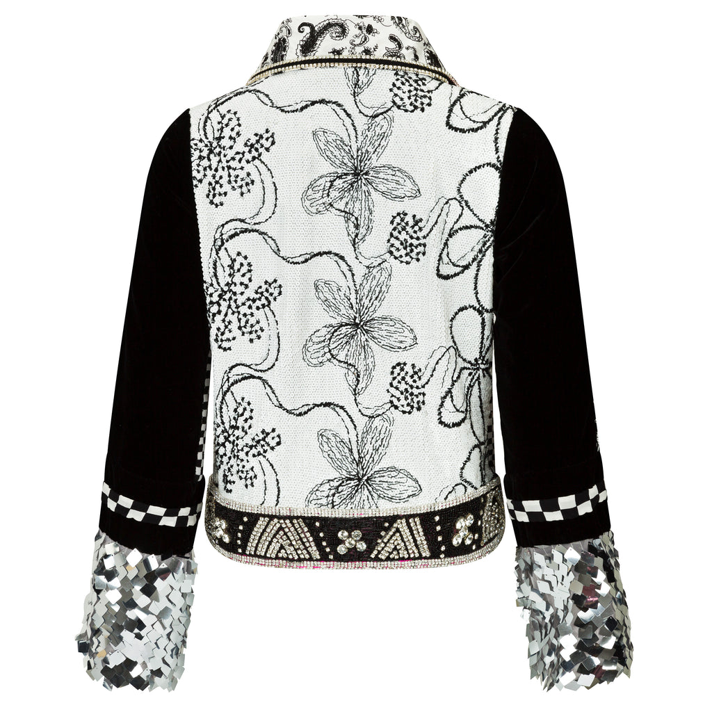 Pink Zebra Print Biker Jacket