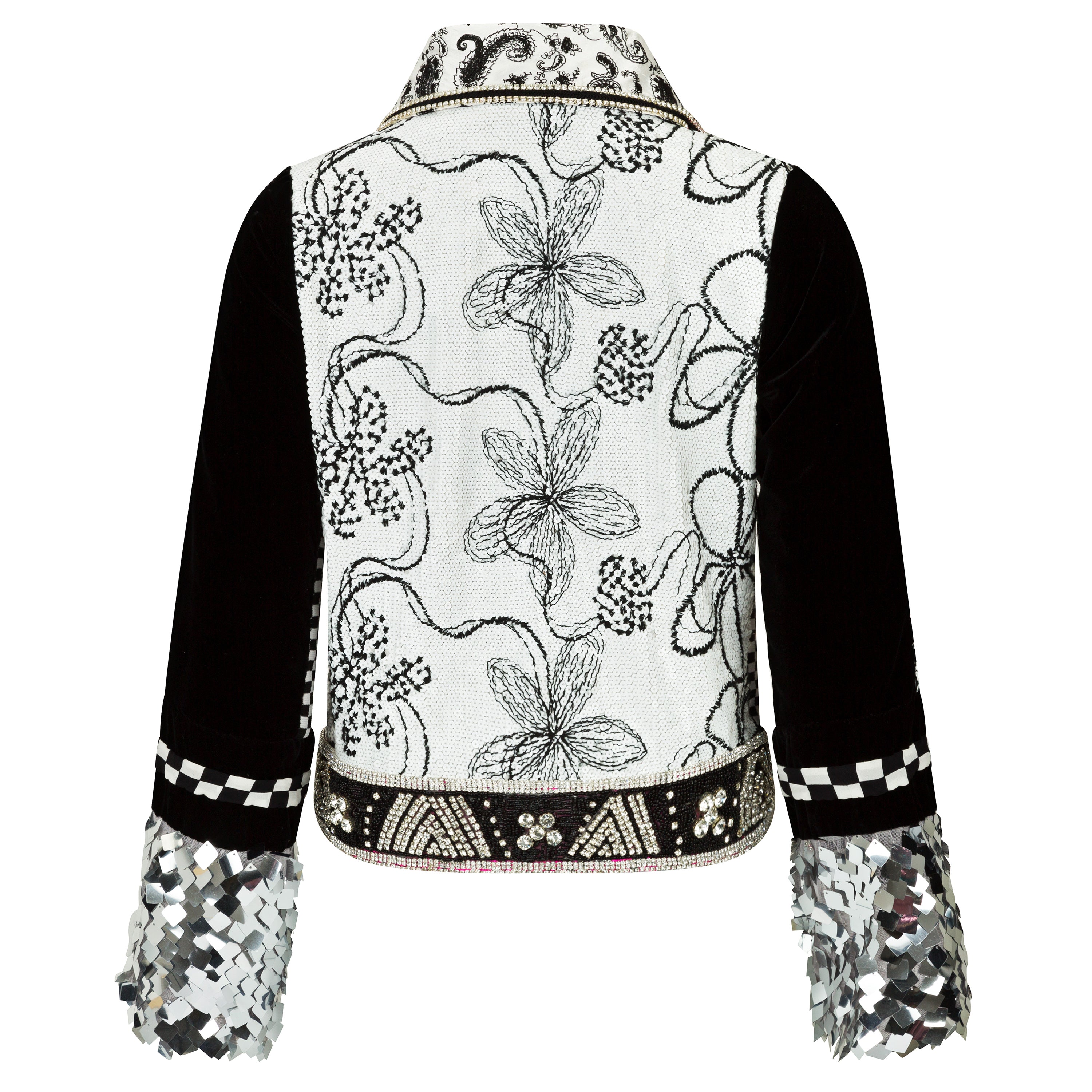 Pink Zebra Print Biker Jacket