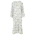 Moroccan White Floral Summer Cover Up