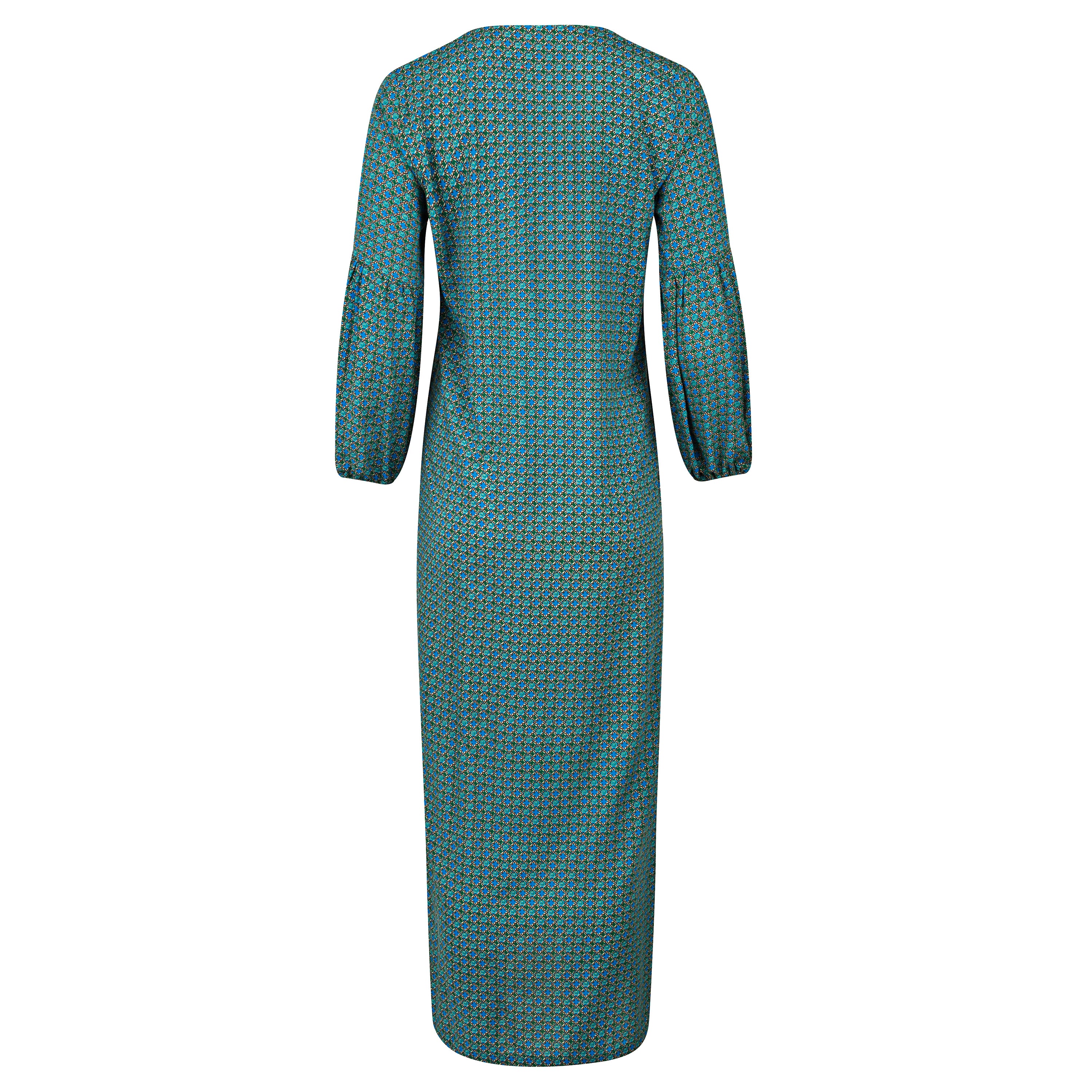 Moroccan Blue Floral Summer Cover Up