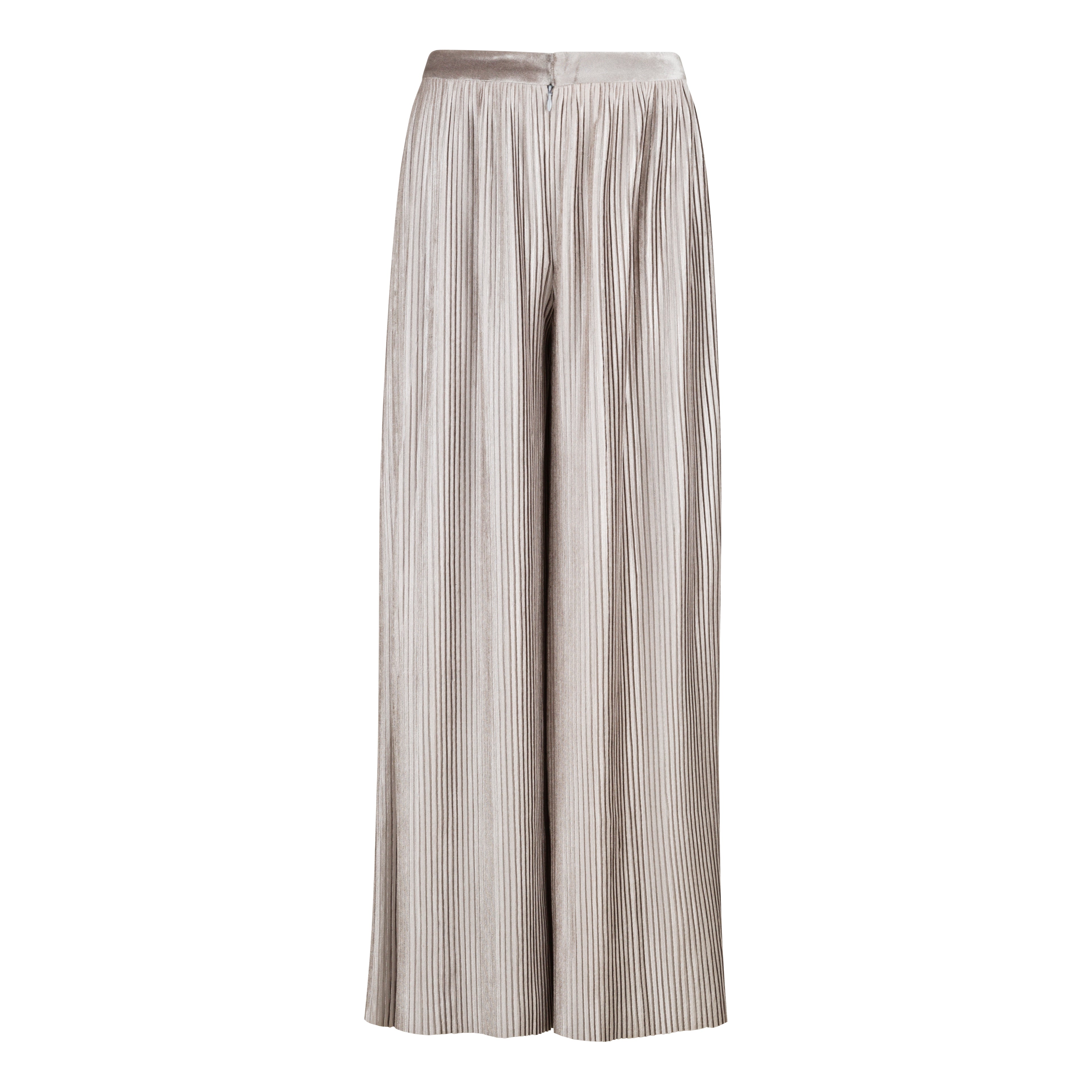 Silver Velvet Trousers
