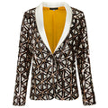 Triangular Sequin Blazer