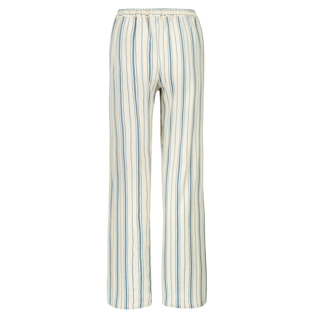 Moroccan Blue Stripped Summer Trousers