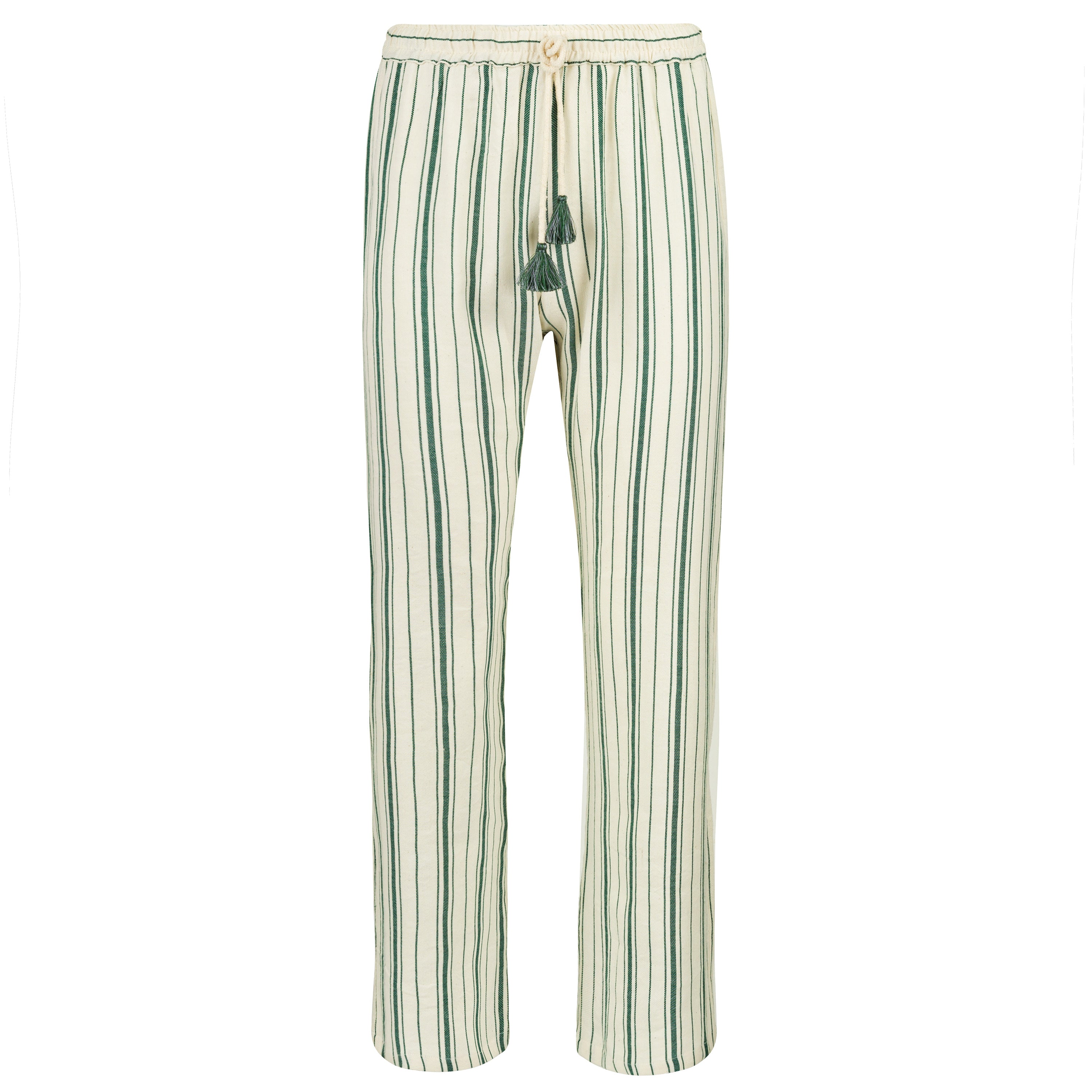 Moroccan Green Stripped Summer Trousers