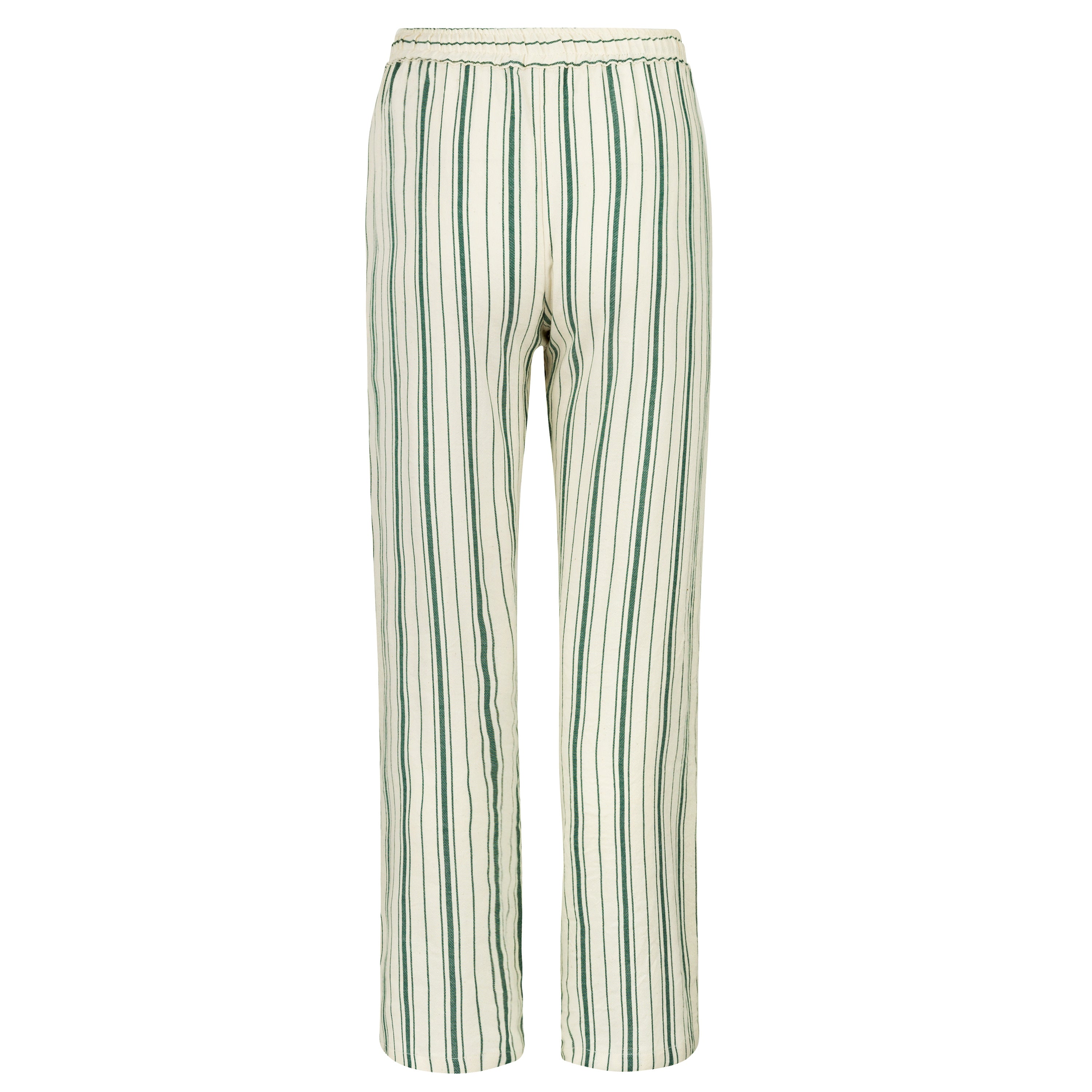 Moroccan Green Stripped Summer Trousers
