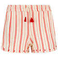 Moroccan Red Stripped Summer Shorts