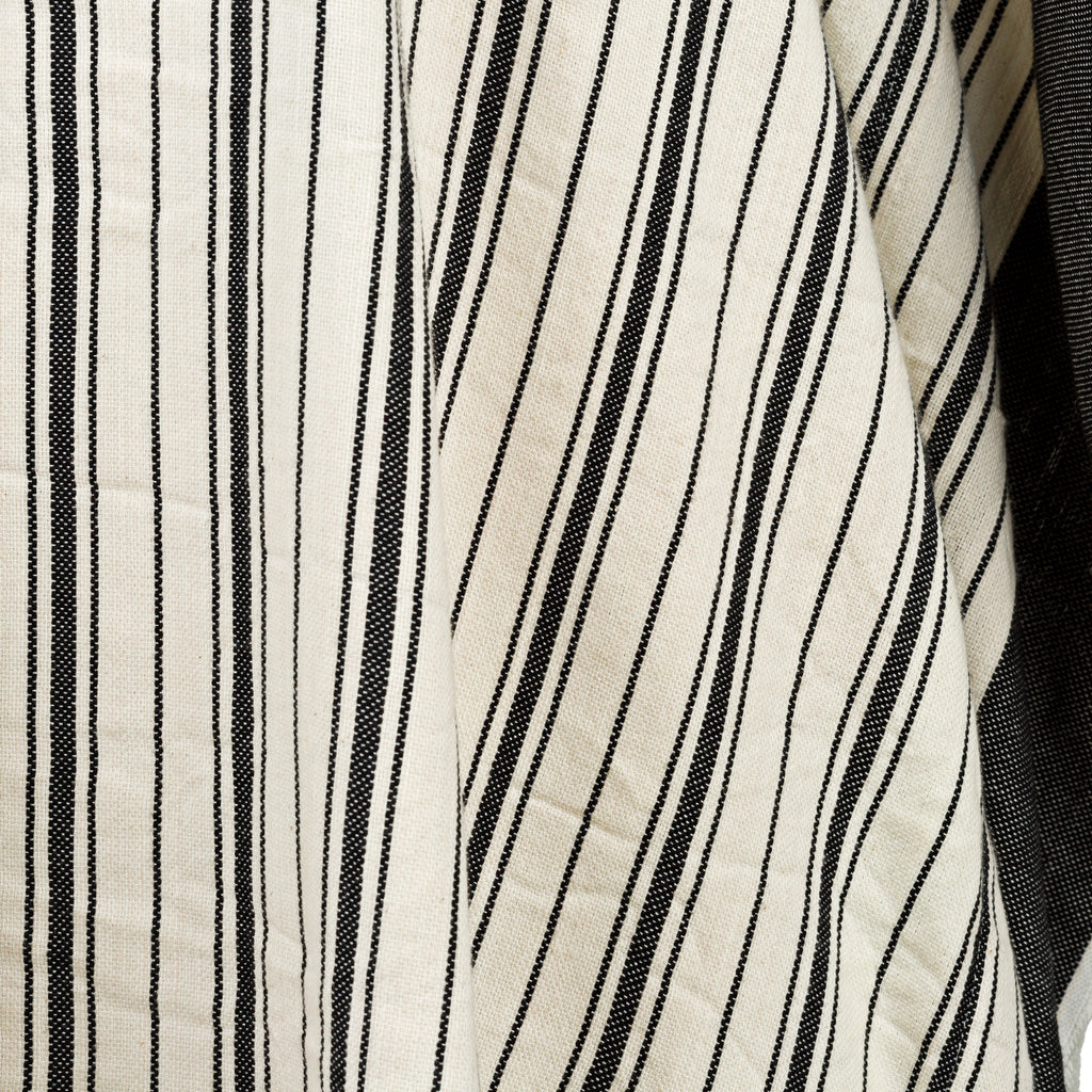 Moroccan Black Stripped Summer Cover Up