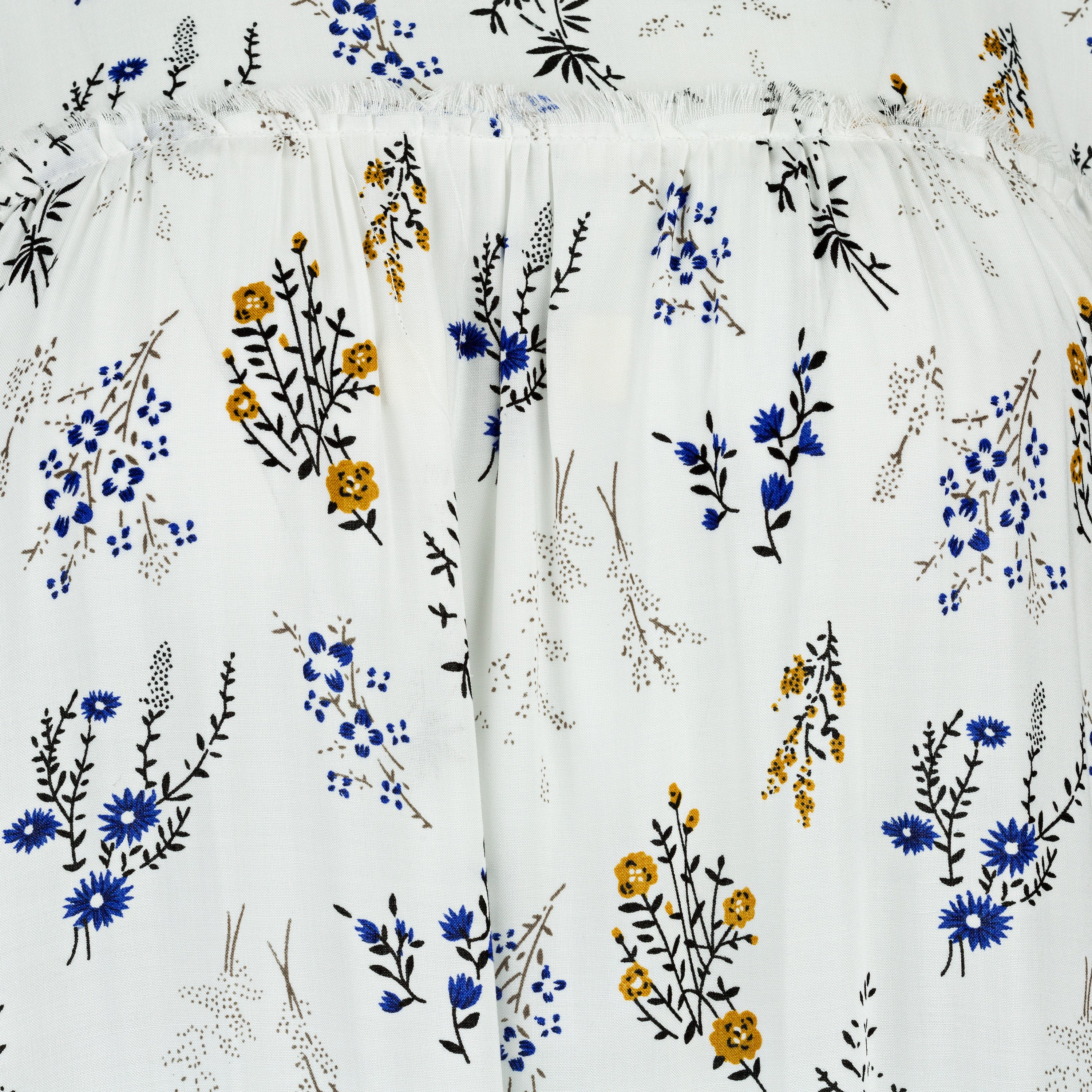 Moroccan White Floral Summer Cover Up