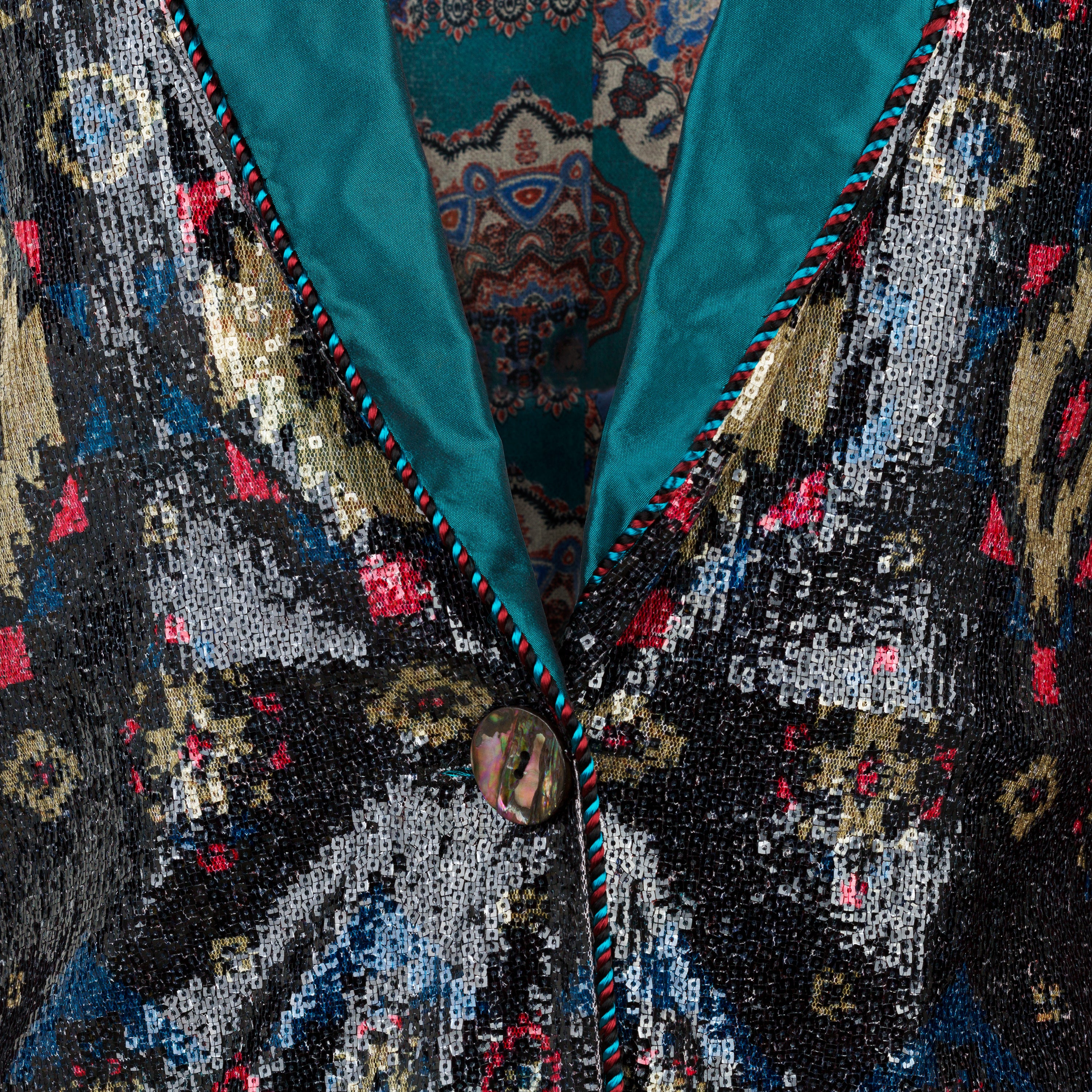 Velvet Sequins Blazer