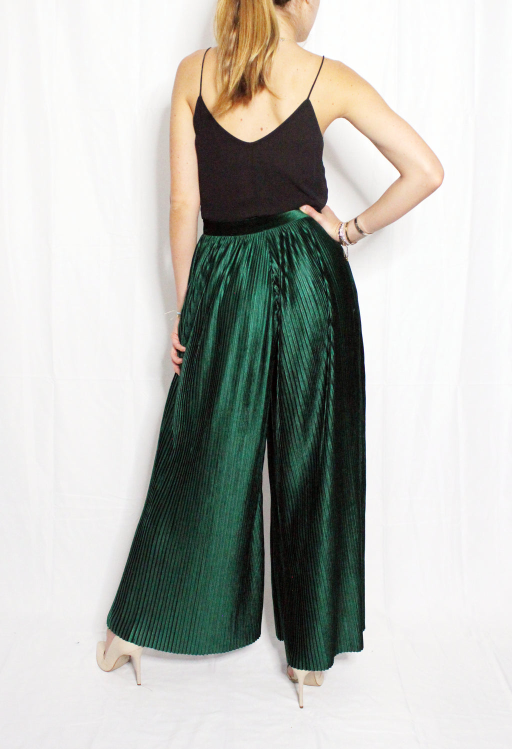 Green Velvet Trousers