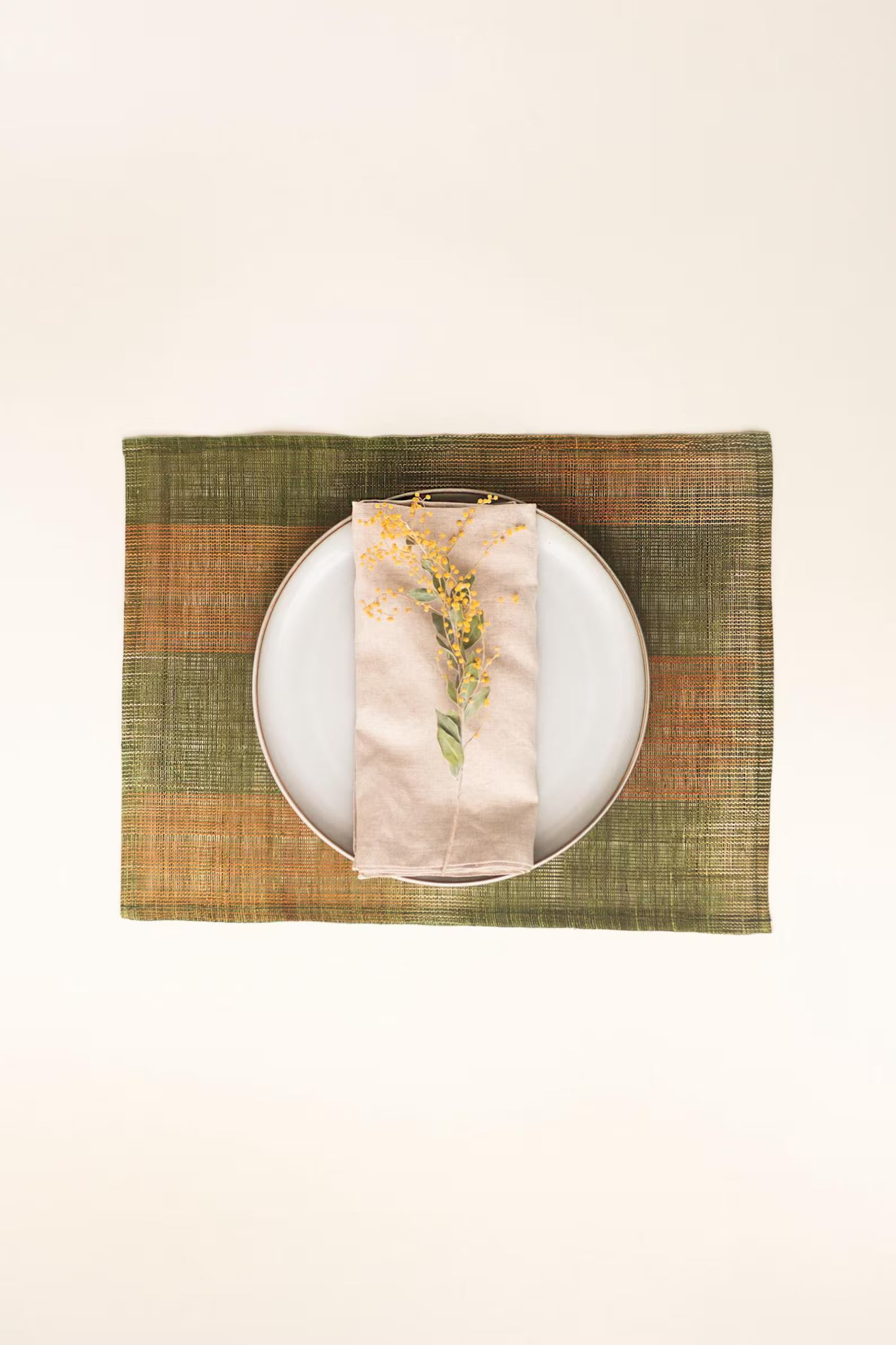 Abaca Ikat Placemats | Set of 4 | Handwoven by Daraghuyan Tribe | Bukidnon Philippines | 42×31.5cm