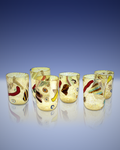 Murano gold glass set