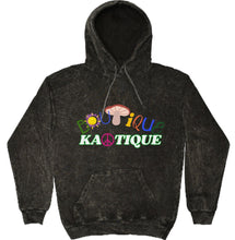 Load image into Gallery viewer, Kaotique Shroom Mineral Black Organic Hoodie.
