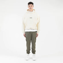 Load image into Gallery viewer, Making The World a Better Place Off White Organic Cotton Hoodie.
