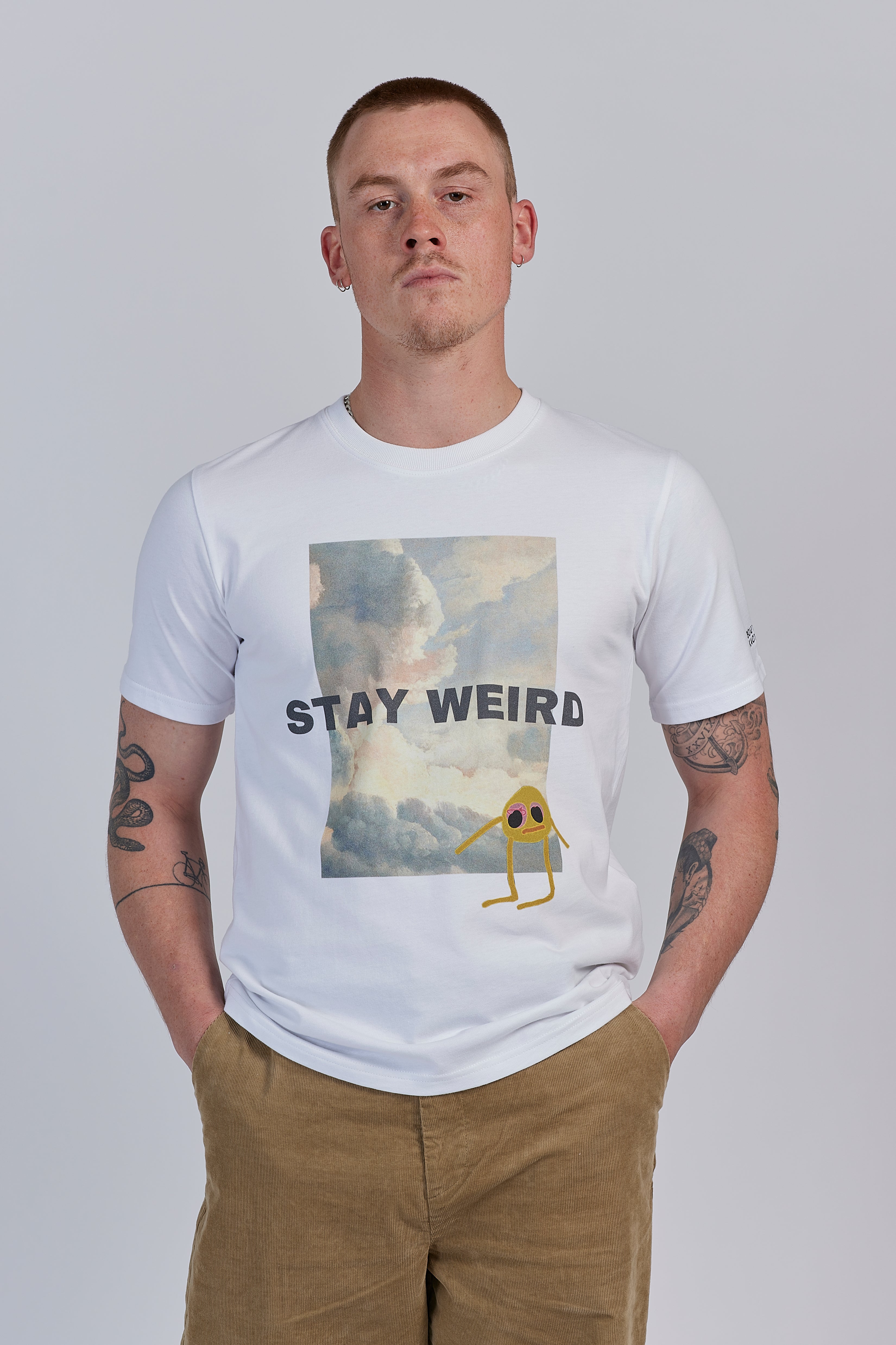 Stay Weird Organic Cotton T-Shirt.