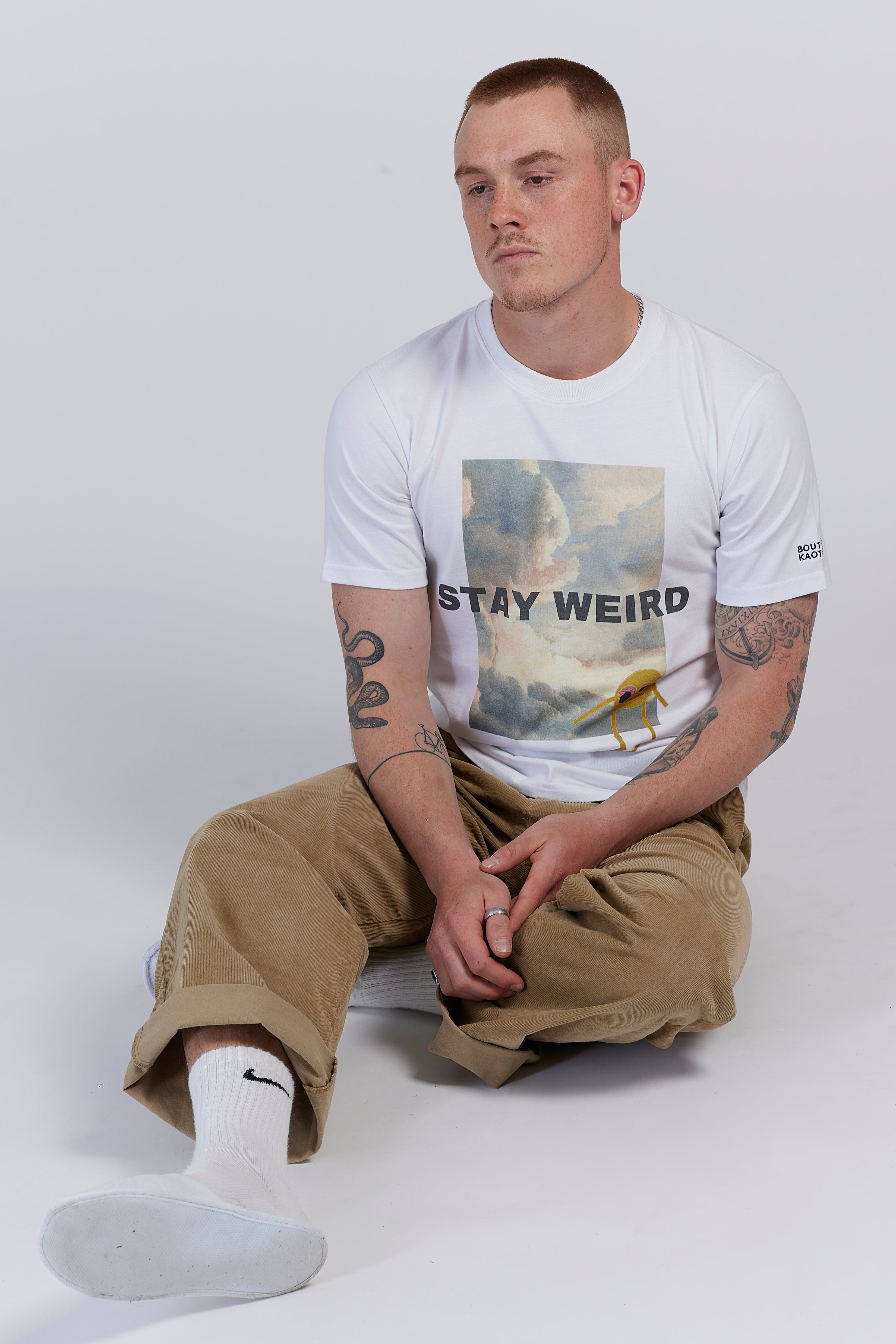 Stay Weird Organic Cotton T-Shirt.