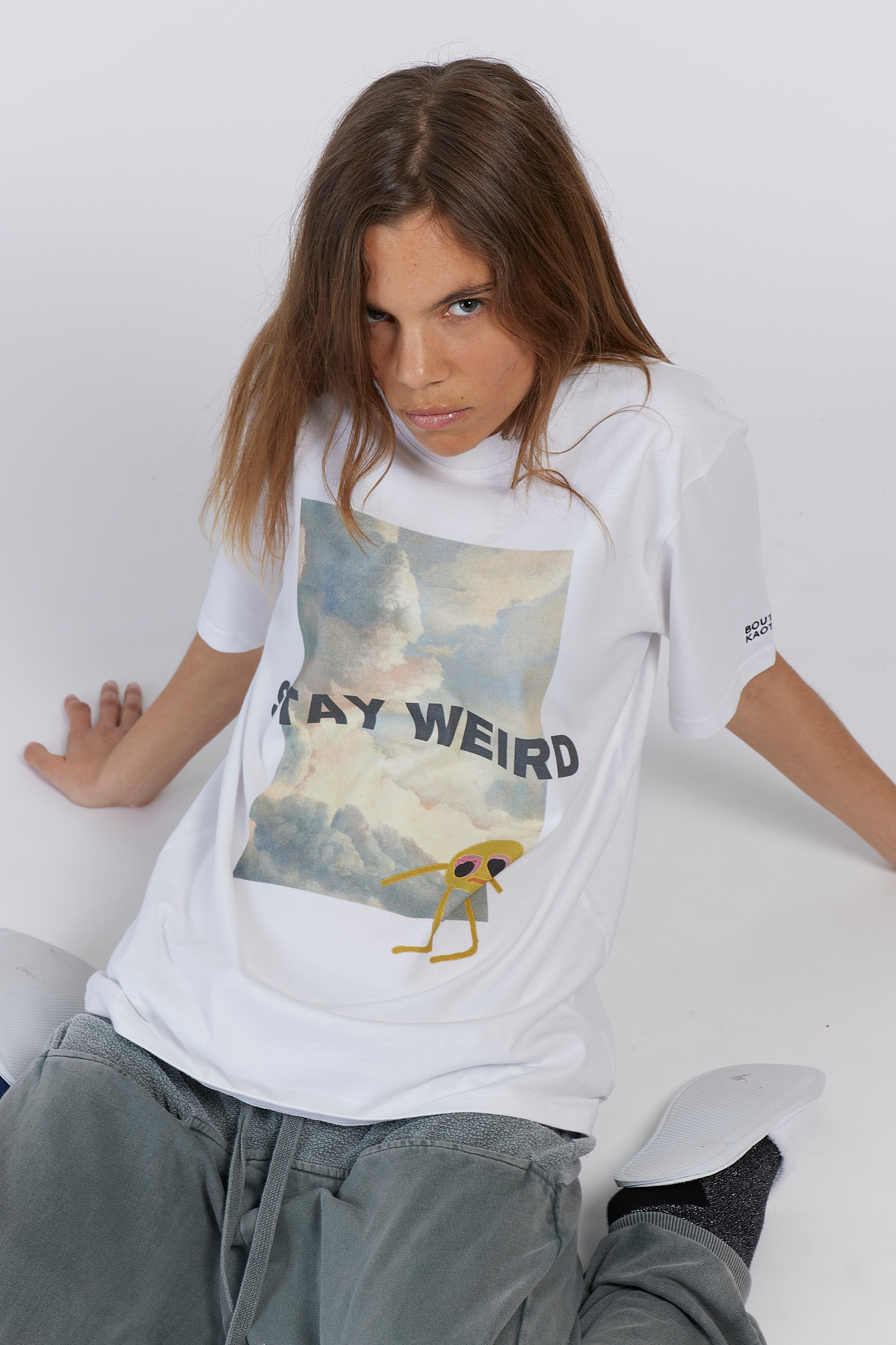 Stay Weird Organic Cotton T-Shirt.