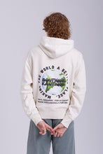 Load image into Gallery viewer, Making The World a Better Place Off White Organic Cotton Hoodie.
