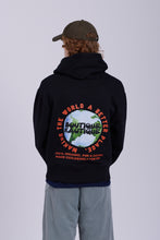 Load image into Gallery viewer, Making The World a Better Place Black Organic Cotton Hoodie.

