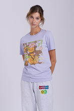 Load image into Gallery viewer, Groovy Nature Serene Blue Organic Cotton T-Shirt.
