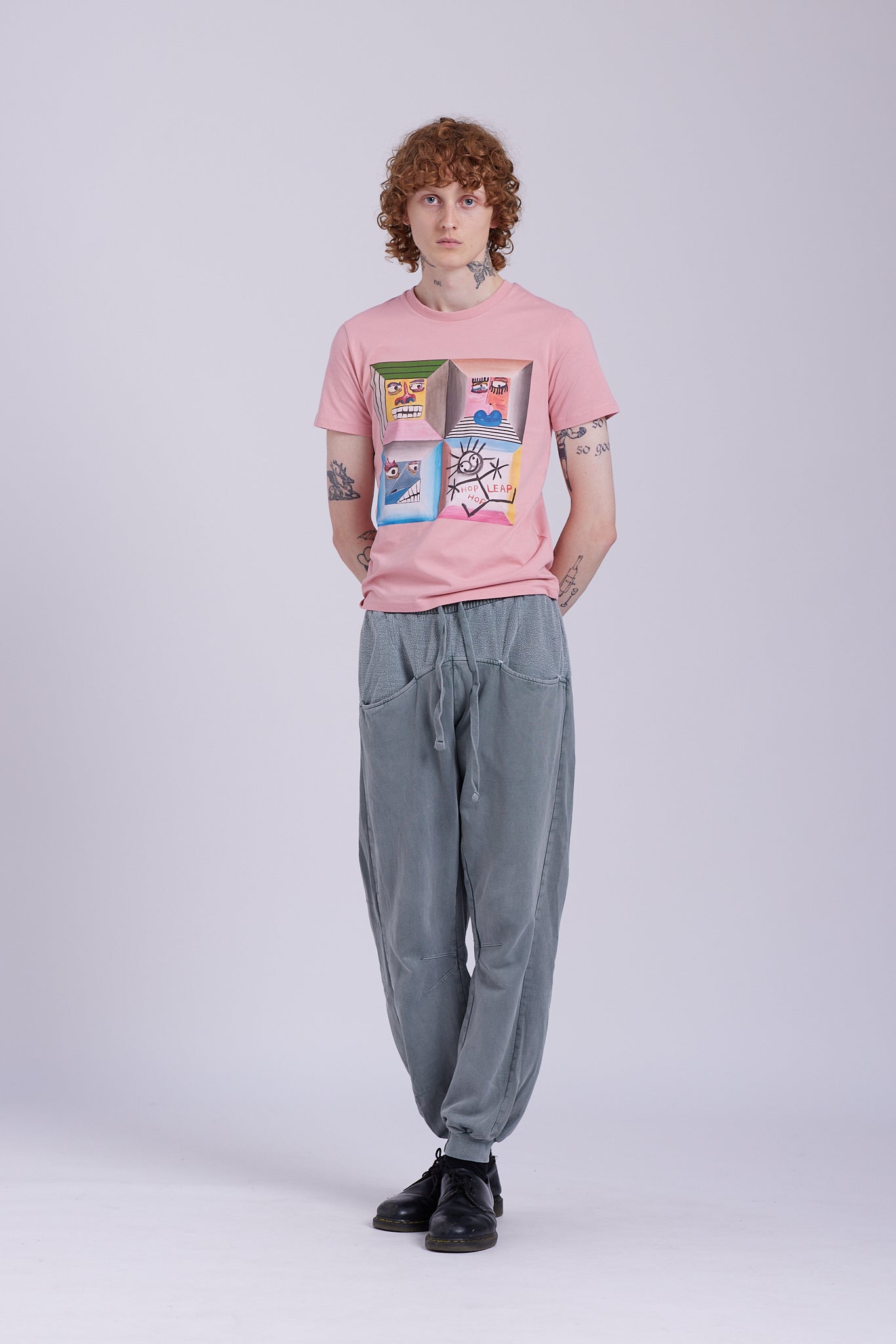 Four Moods Rose Clay Organic Cotton T-Shirt.