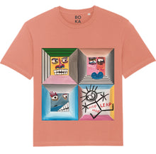 Load image into Gallery viewer, Four Moods Rose Clay Organic Cotton T-Shirt.
