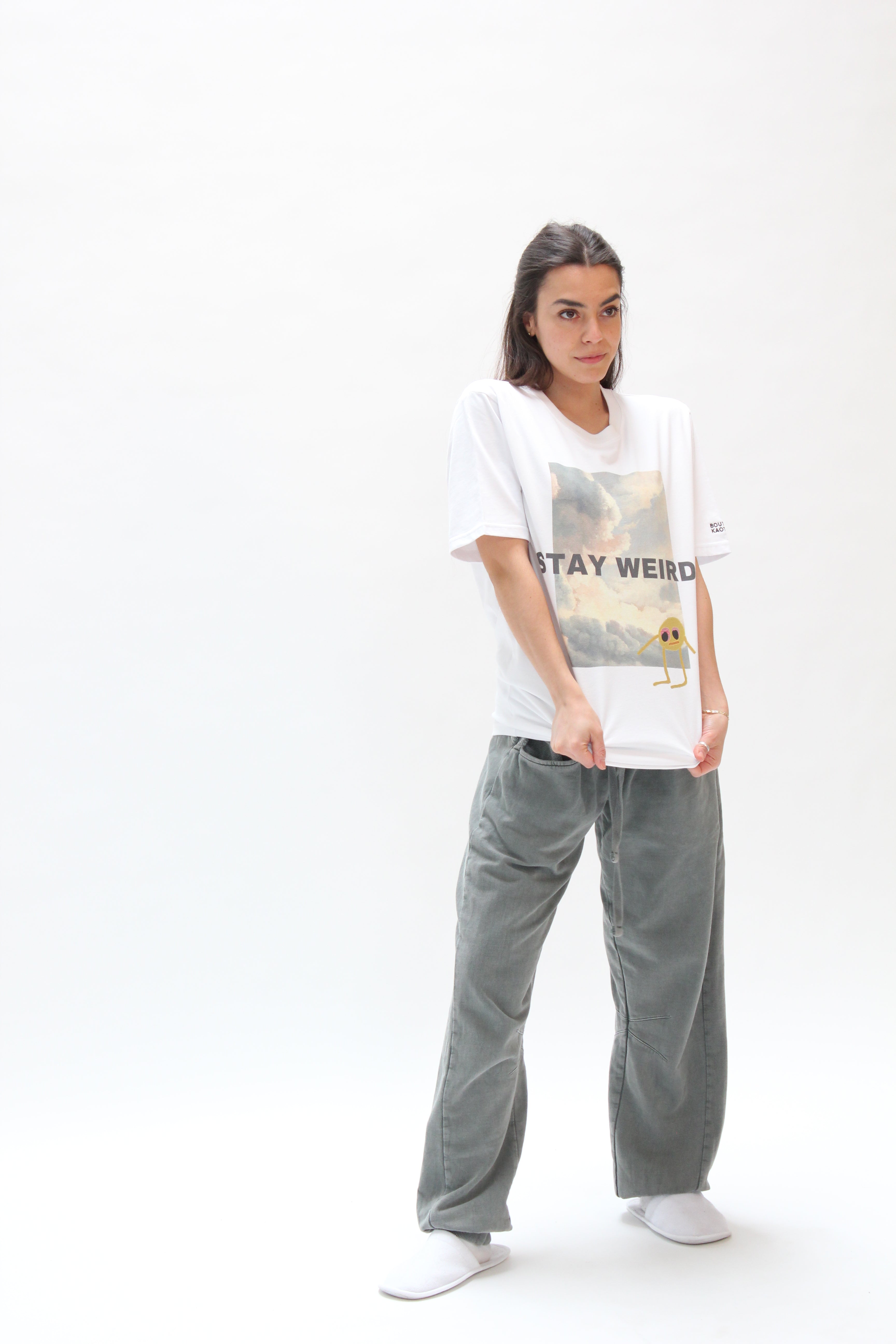 Stay Weird Organic Cotton T-Shirt.